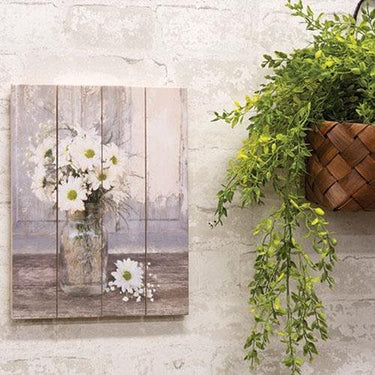 Farmhouse Floral Pallet Art - The Fox Decor